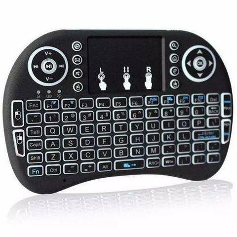 Mini Teclado Mouse Usb Wireless Touch Game Smart Tvbox Pc - Foto 4