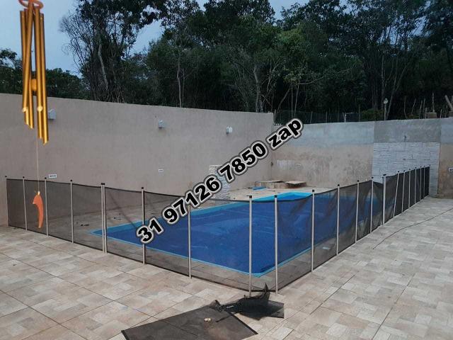 Urgente-Sítio Barato c/ Piscina-Casa Colonial Branca-3 qts-Pomar-Toda Murada-TOP - Foto 17