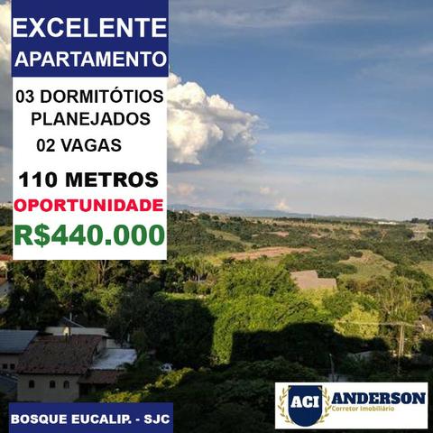 A. Excelente apartamento 3 dormitórios 110 metros av cidade jardim