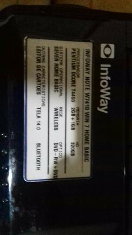 Notebook vendo troco por celular