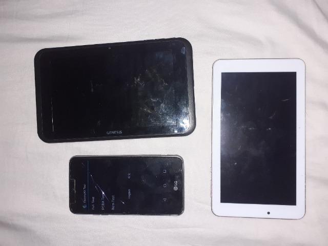 2 tablets e um celular troco em celular