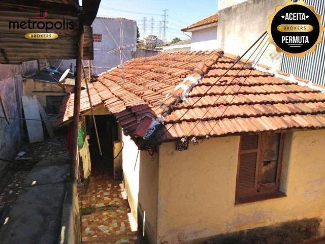 Terreno à venda, 210 m² por r$ 340.000,00 - nova gerti - são caetano do sul/sp