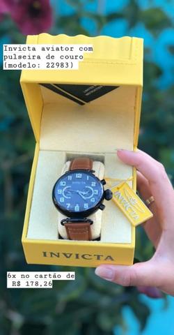 Relógio invicta aviator