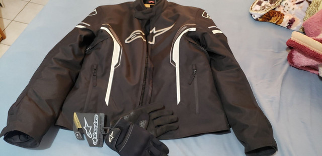 Jaqueta e luvas Alpinestars, vendo ou troco por GoPro 5