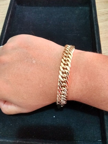 PULSEIRAS MASCULINAS OURO 18 K PASSAMOS CARTÃO EM 10 X SEM JUROS - Foto 5
