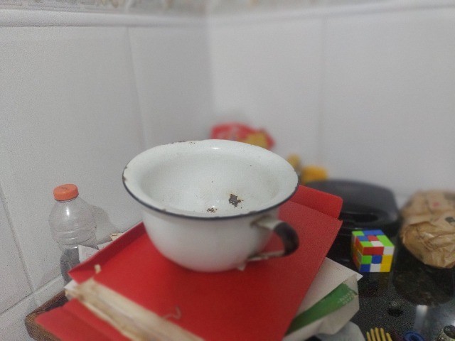 penico antigo de ágata com 26 cm de diâmetro - Foto 2
