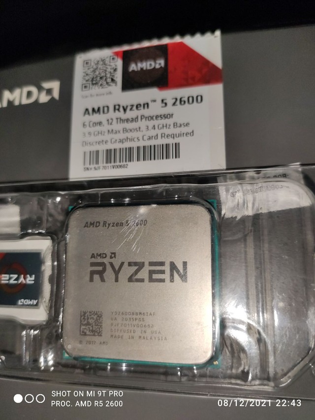 Processador Ryzen 5 2600