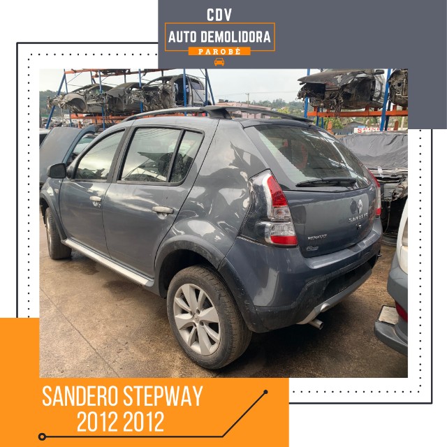 Sucata Renault Sandero Stepway 2012 disponível para venda de peças