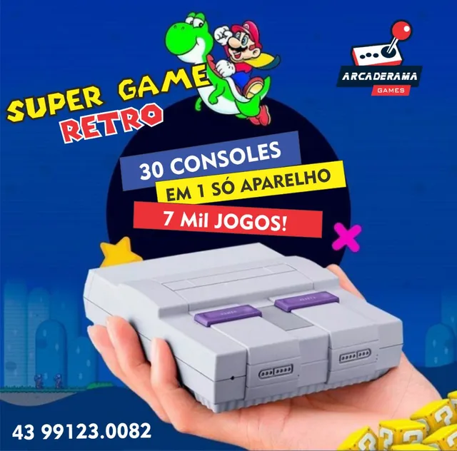 mini super nintendo - ARCADERAMA GAMES