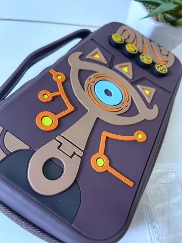 Case Compatível Nintendo Switch Bolsa Estojo - Zelda Ocarina Of