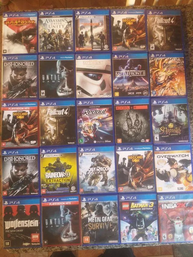 jogos ps4 novos lacrados aceito cartao e analiso trocas - Videogames -  Jardim Canaã, Uberlândia 1245270966