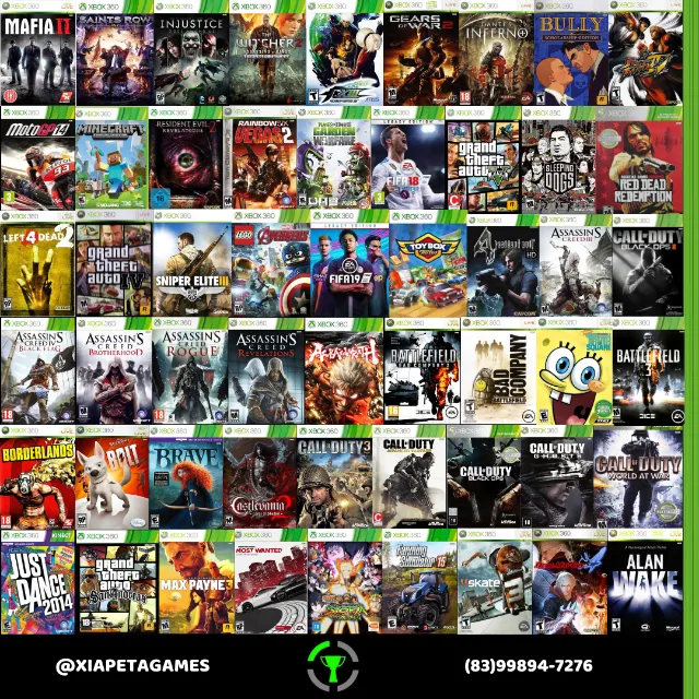 Jogos xbox 360 midia fisica  +395 anúncios na OLX Brasil