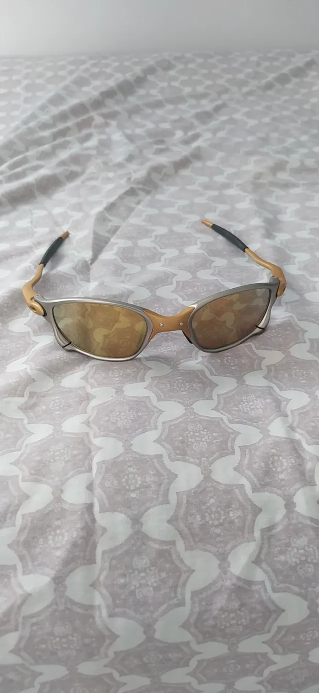 Óculos de sol Juliet 24k lentes gold brilho reto