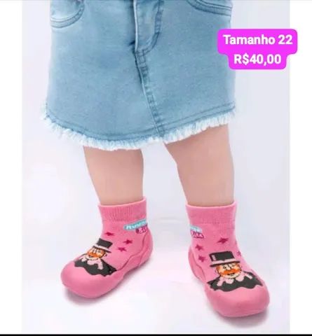 Sapato meia mundo bita com sola tamanho 21 e 22 conforto e qualidade super confortável  - Foto 2