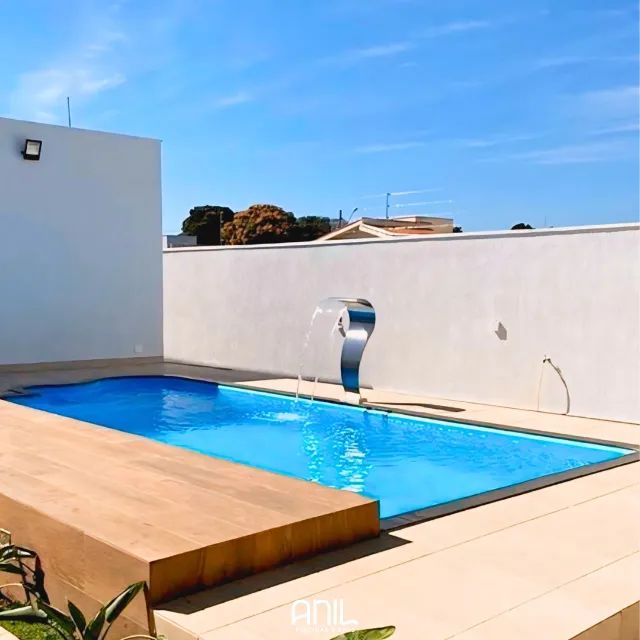 piscina 6 metros média com escada  - Foto 3