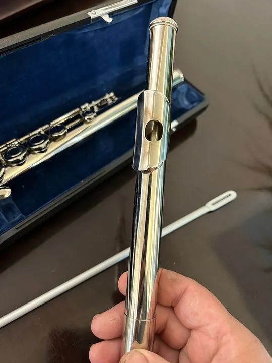 Flauta Transversal Pearl NC 96 niquelada  - Foto 2