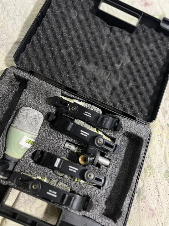 KIT 8 MICROFONE DE BATERIA SAMSON - Foto 2