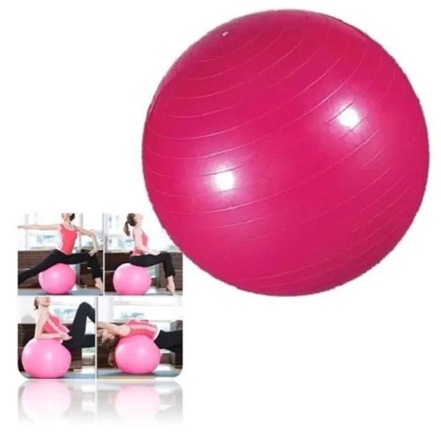 Bola Para Exercicio Suiça De Pilates 55cm Ft3 123util - Foto 2