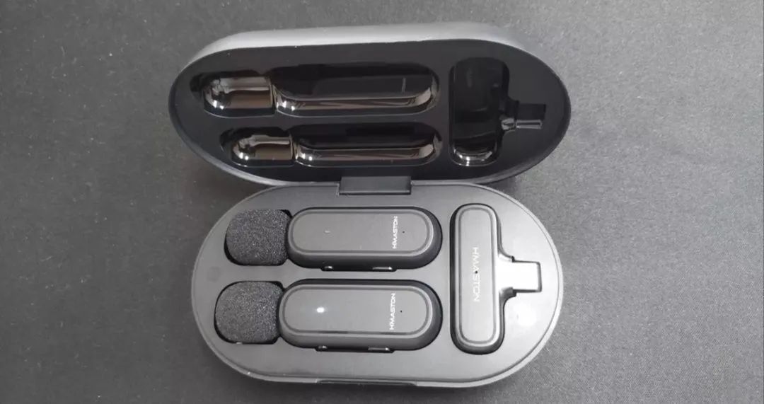 Microfone Sem Fio H'MASTON Tipo-C 2 em 1 - 20 Metros de Alcance - Foto 2