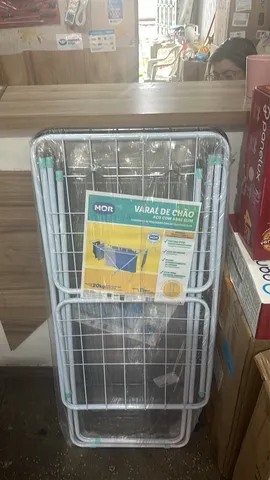 Varal de chão com abas 20kg
