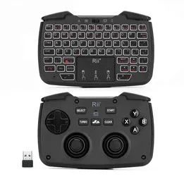 Gamepad + teclado e mouse 3x1 rii rk707