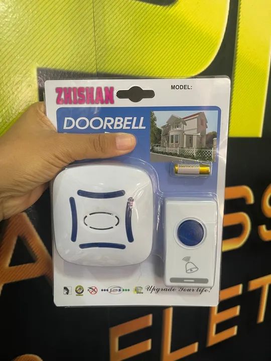 Campainha Sem Fio A Prova D'água 100m Residencial Comercial 