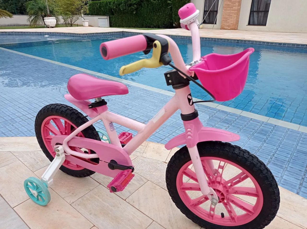 Bicicleta Infantil Rosa - Foto 5