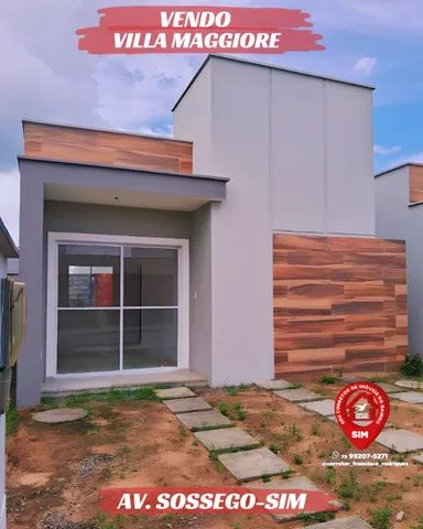 Vendo - Villa Maggiore-(Preço de oportunidade) 2 Quartos-Financia. Avenida Sossego-SIM.
