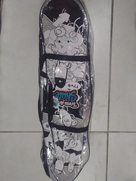 Skate infantil + Kit De Segurança Capacete Joelheira E Tornozeleira - Foto 3