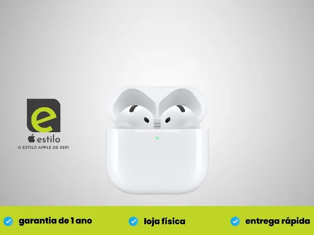 AirPods 4 c/ cancelamento Lacrado Original -  Novo - Loja Física