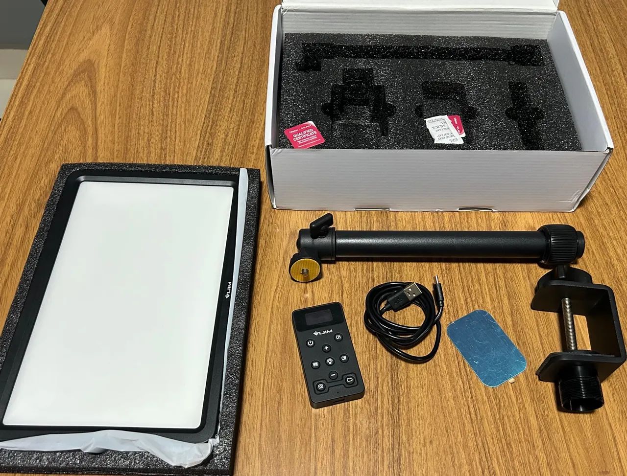 Led de iluminação para gravações 