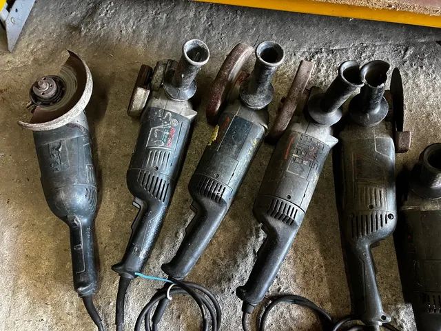 Esmerilhadeiras de 7 polegadas usadas Bosch ou DWT - Foto 4