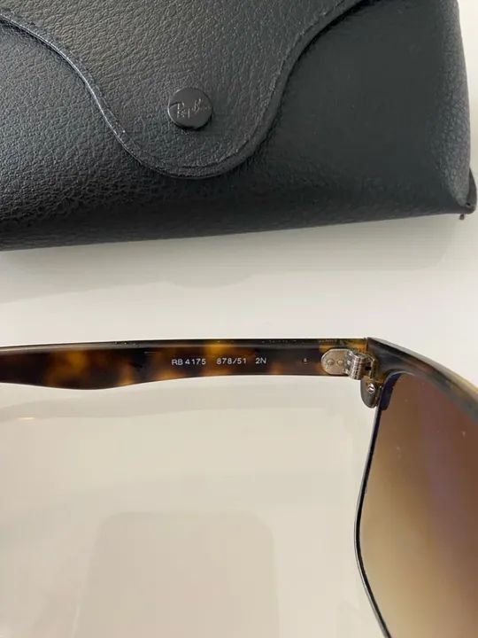 Óculos de sol Ray-Ban marrom - Foto 3