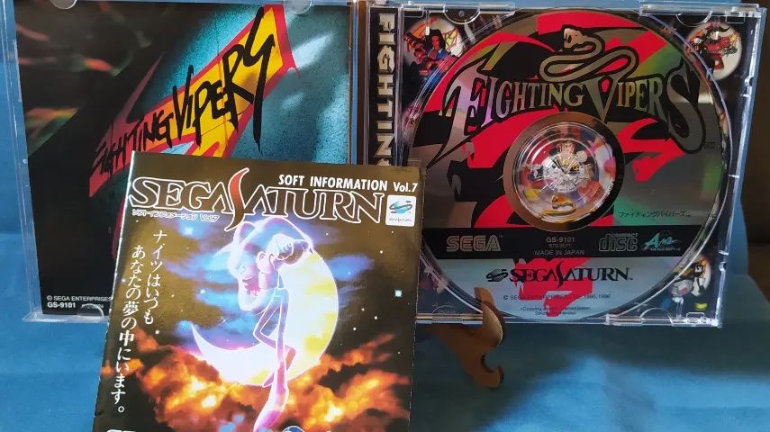 Jogo Fighting Vipers - Original JP - Sega Saturno - Foto 4