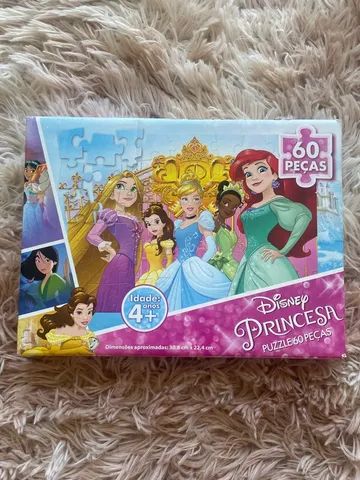 Jogo Quebra-cabeça Princesas Disney 60 peças  - Foto 2