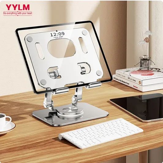 Suporte ajustável de alumínio Tablet giratório - Foto 3