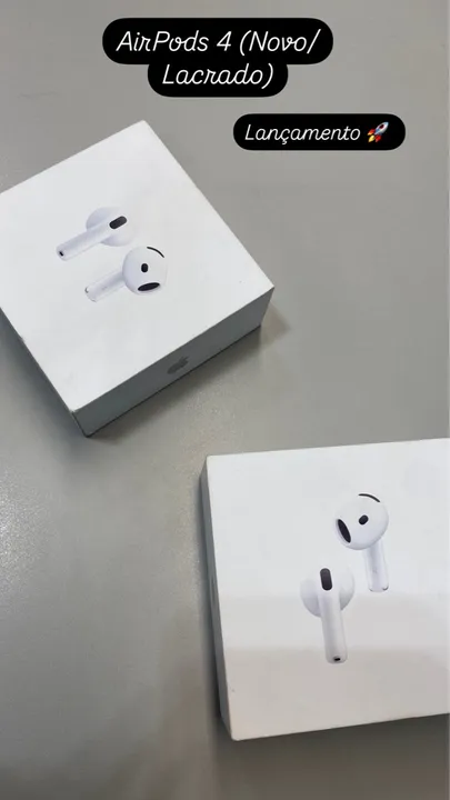 AirPods 4 Novo/Lacrado Nota fiscal e Garantia