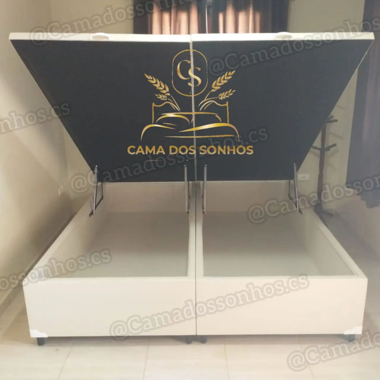 Cama Box com Baú - Queen Size - Nova