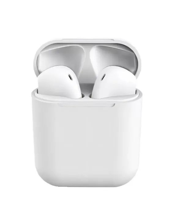 Fone bluetooth I12 tws branco compatível com iPhone e Androide 