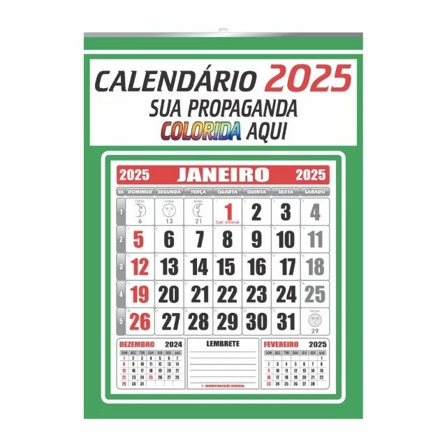 Calendário de Parede 2026 personalizado - Foto 3