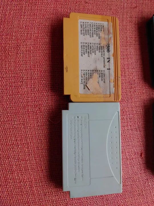 04 FITAS CARTUCHOS PARA VÍDEO GAME ANTIGO SÓ VENDA NÃO TROCO POR NADA  - Foto 4