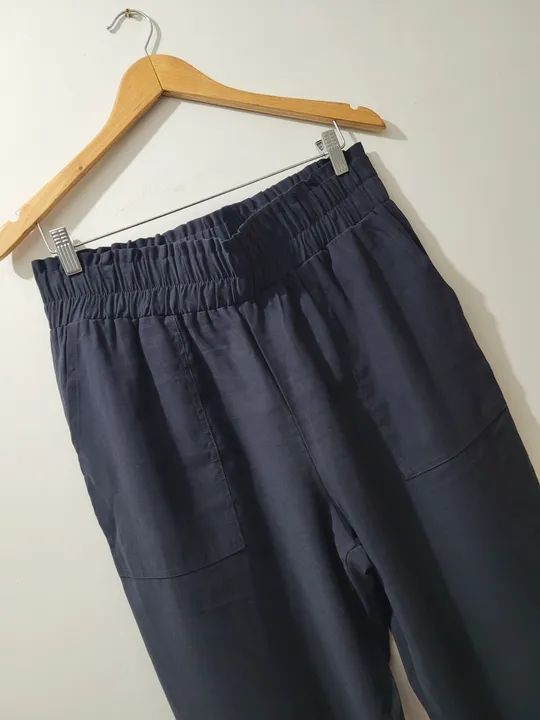 Calça em viscose Preta - Nova - Foto 4