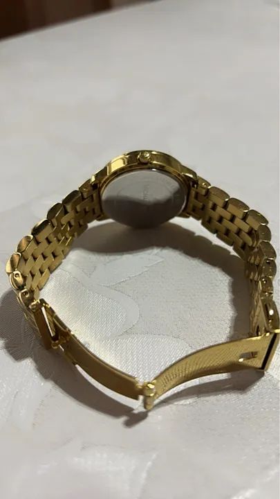 Relógio Mk-3120 Feminino Original Dourado Com Excelente Bateira Nova  - Foto 2