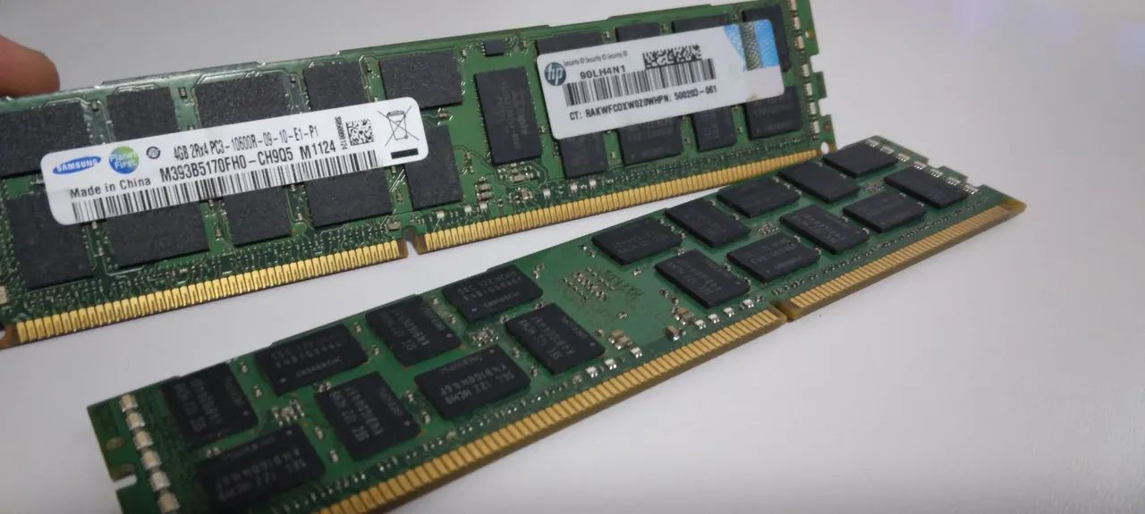 Memória Ram DDR3 ECC 2x4gb