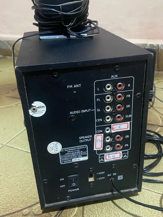 Home Theater 5.1 com Subwoofer - Qualidade e Potência - Foto 2