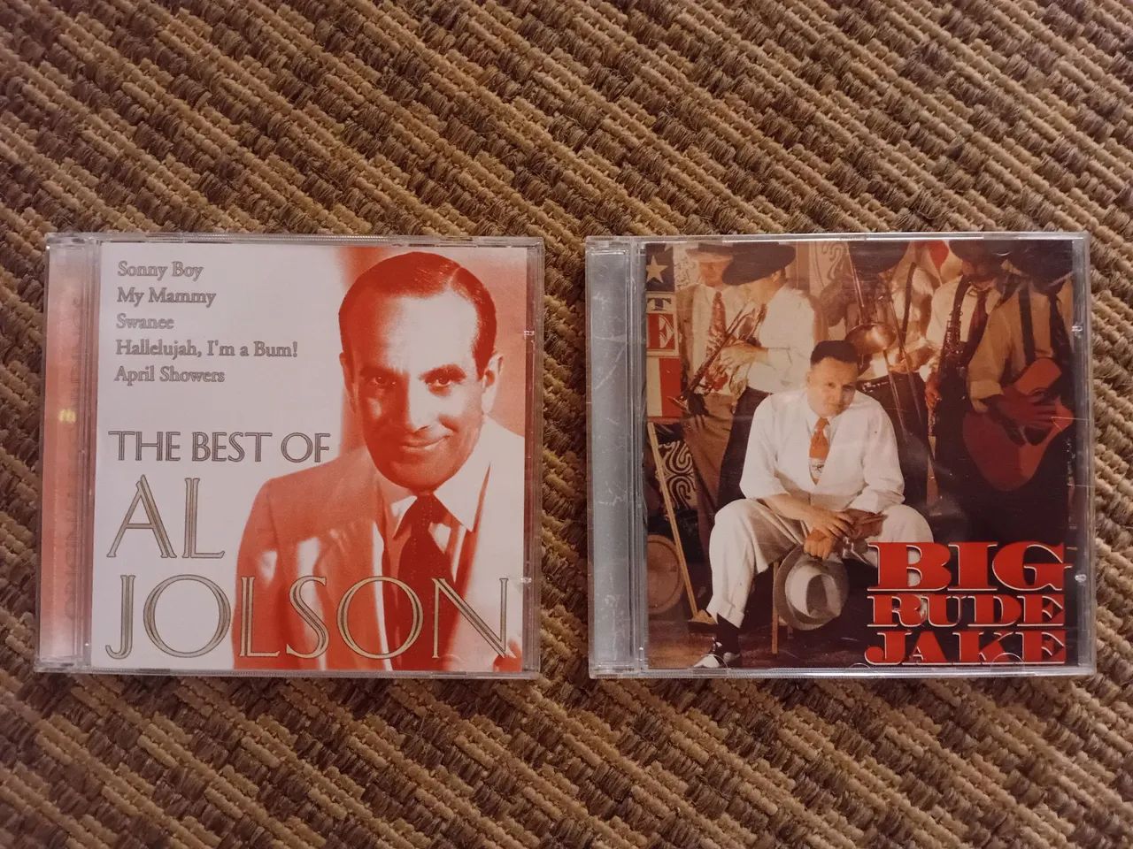 2 CDs jazz antigo - The Best of Al Jolson e Big Rude Jake