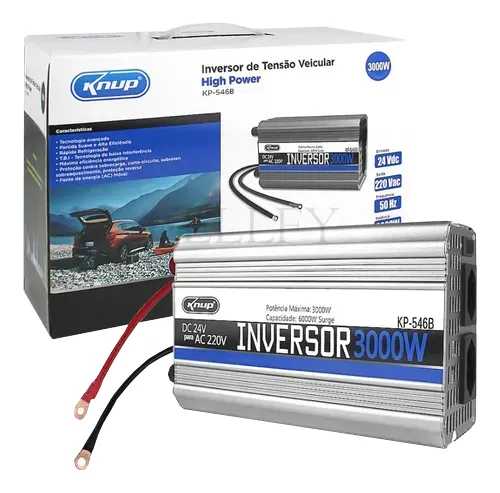 INVERSOR DE ENERGIA 3000W KP-546 - KNUP