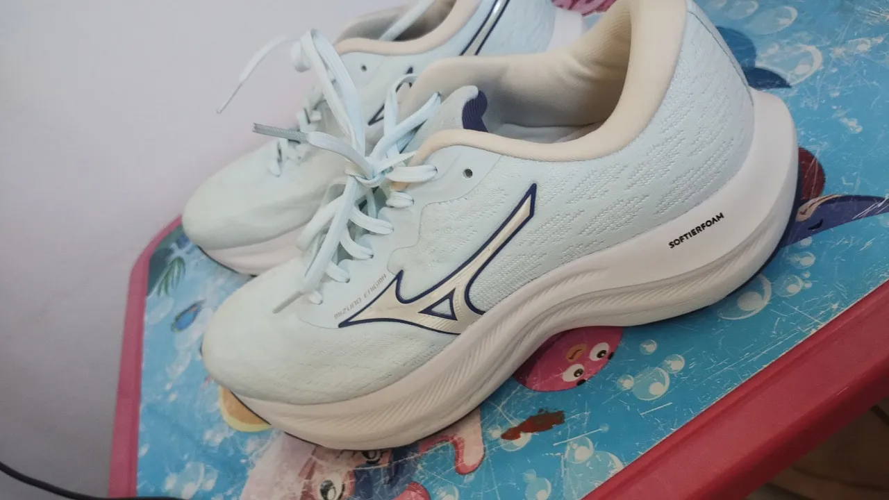 Tênis Mizuno Wave Rider 25 - Azul Claro