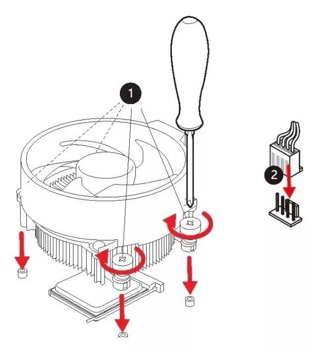 Cooler Am4 Amd Wraith Stealth Ryzen Novo - Foto 6