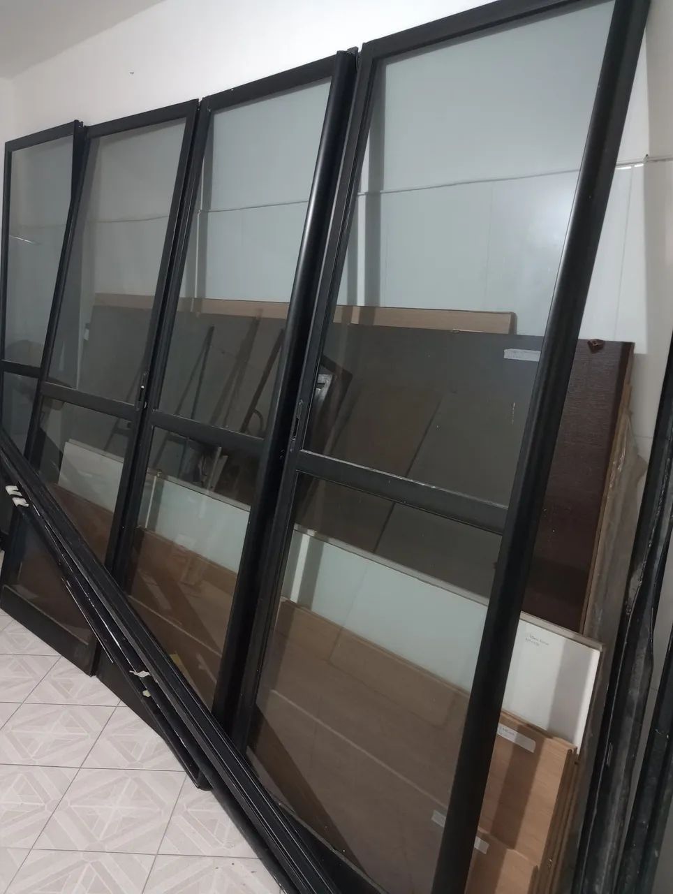 Portas em Alumínio Preto, de correr Alcoa - Foto 2